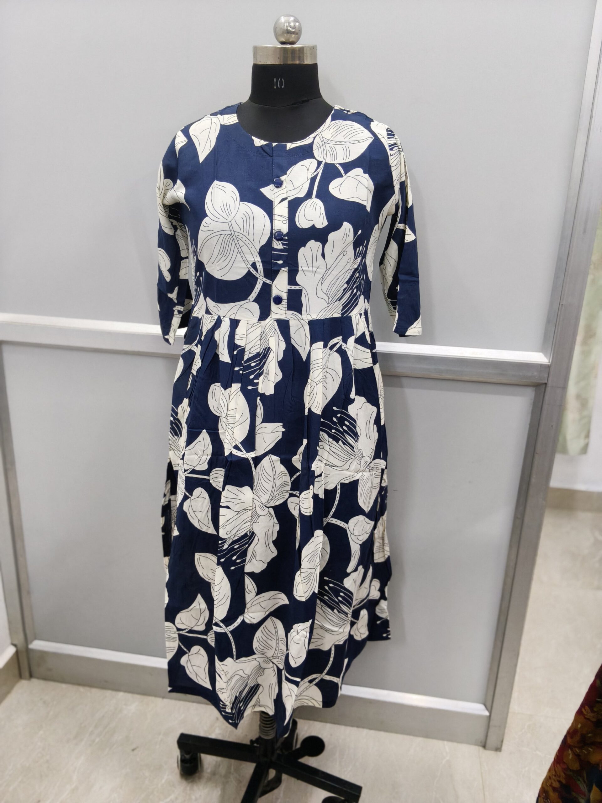 Umbrella kurtis (Navy Blue colour)