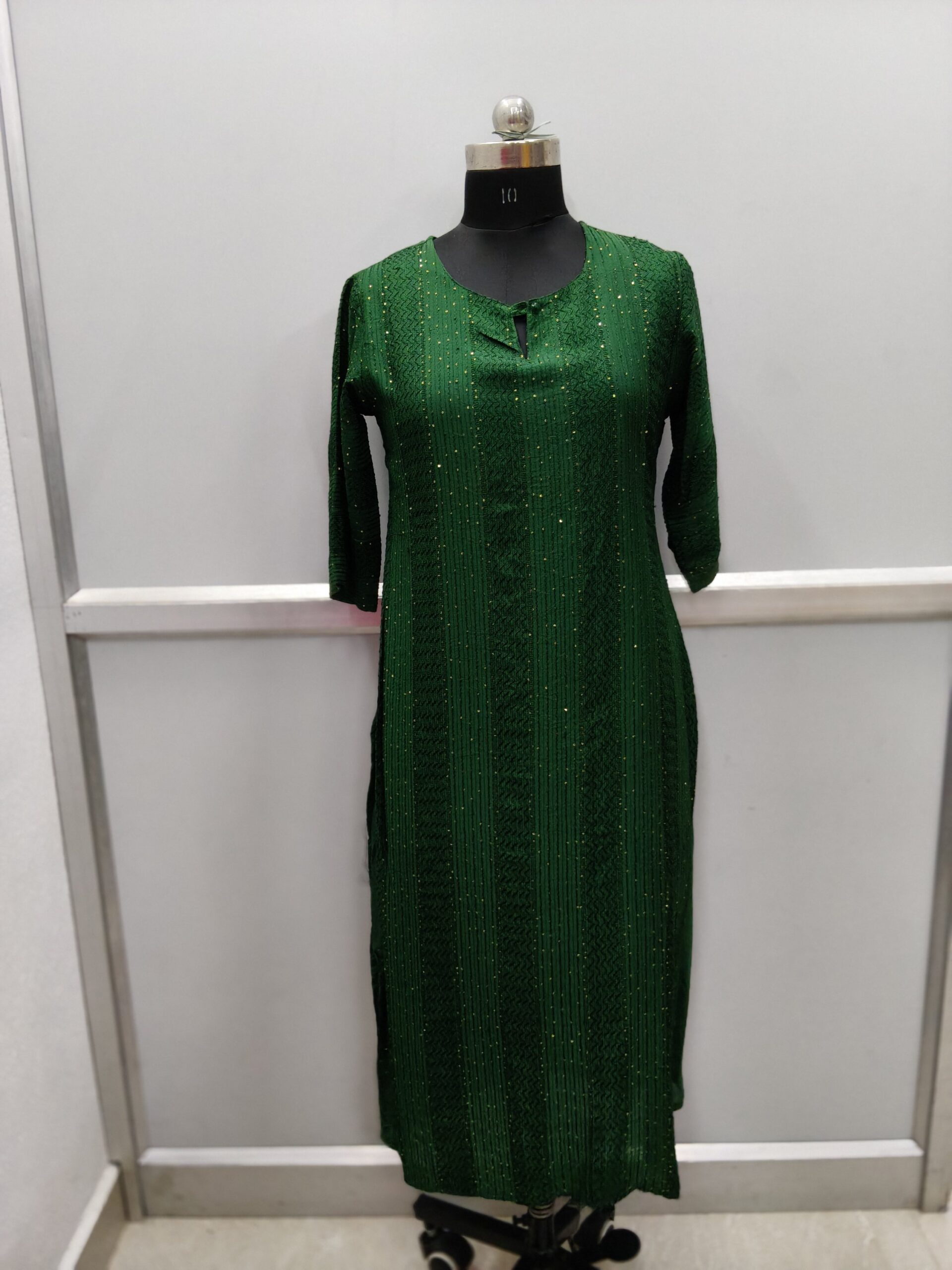 Green colour kurtis